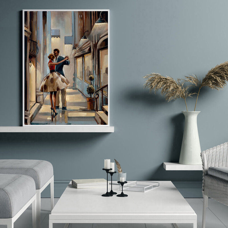DIY Canvas Paint By Numbers Set Oil Hand Painted Dancer Drawing Kit Home Craft