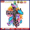 Butterfly on Cross Oil Paint By Numbers Kits Canvas DIY Picture Hand Painte