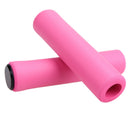 Bike Grips UltraLight Silicone Material Handlebar MTB Bicycle Grip(Pink) Newly