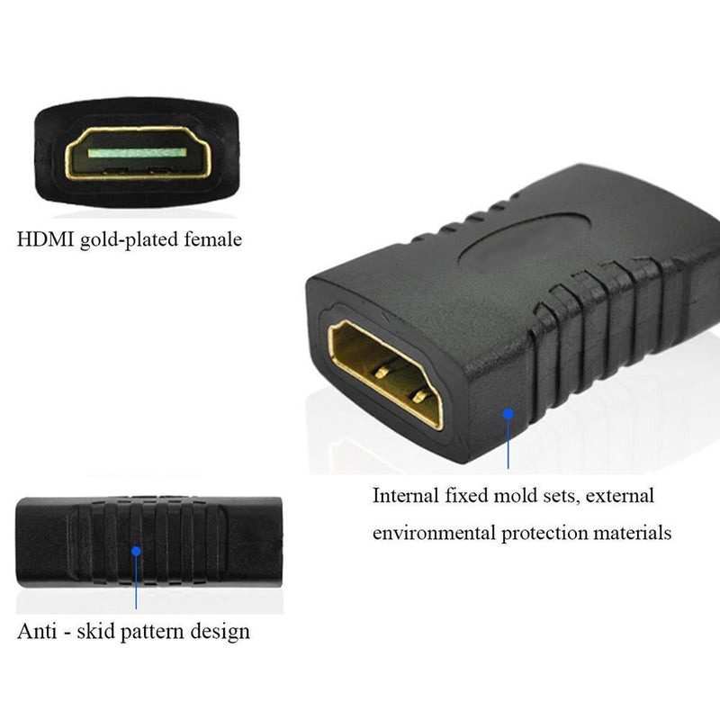 Extender Converter Adapter Female To Female HDTV 1080P Coupler HDMI Connector