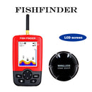 Echo Sounder Wireless Sonar Fish Finder LCD Screen 100m Depth Locator Fishfinder