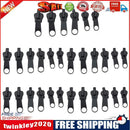 30x Metal Fixed Zipper Slider Repair Replacement for Clothes Bag Fastenings