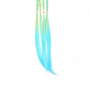 Girls Elastic Wig Rubber Band Rope Ponytail Braider Hair Tie (Lake Blue)
