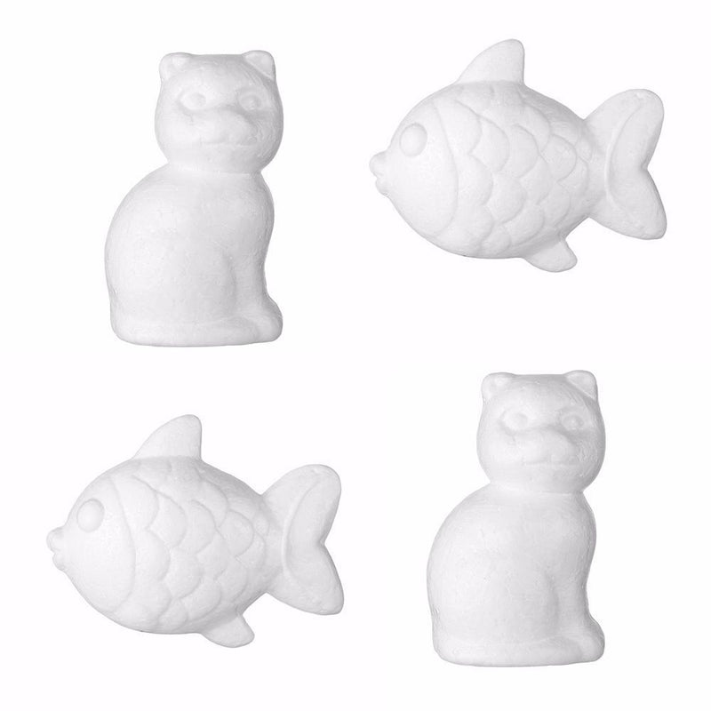 Decoration Party Supplies Animals Shape White Polystyrene Foam Balls Styrofoam