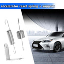 Chrome Alloy Throttle Return Spring Bracket + Dual Springs for Chevy Ford