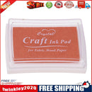 Inkpad DIY Home Stamp Ink Pad Scrapbooking Printing Stationery(Ocher-Yellow