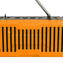 Wireless Bluetooth-compatible Speaker with FM Radio LED Flashlight (Orange)