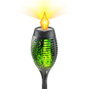 #A 1/2/4/6/8pcs Solar Flame Torch Light Outdoor Waterproof Lighting Decorative L