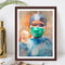 Frameless Oil Paint By Numbers Angel Nurse DIY Canvas Picture Craft Kit