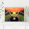 Off Towards Sunset Oil Paint By Numbers Kits Canvas DIY Picture Hand Painted