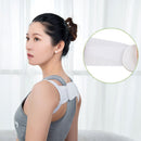 Adjustable Clavicle Posture Corrector Back Brace Lumbar Support (White) Newly
