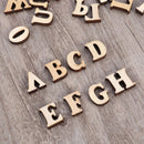 DIY Decoration Tile Alphabet Unfinished Wooden Letters Wood Sign Cutting Discs