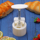 Cartoon Animal 1 Mooncake Mold + 6 Stamps Set DIY Bake Hand Pressure Mould