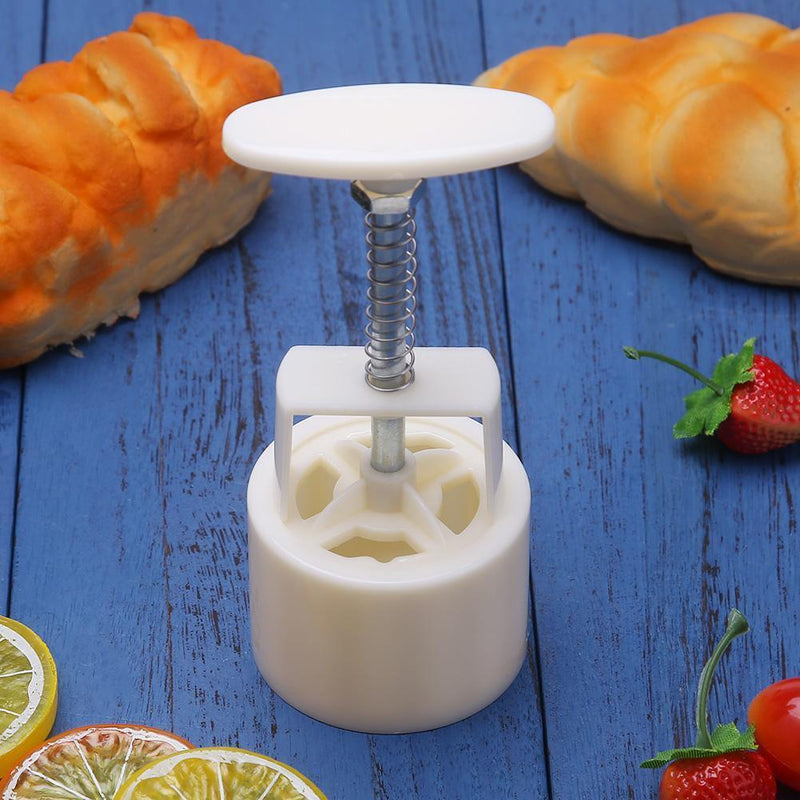 Cartoon Animal 1 Mooncake Mold + 6 Stamps Set DIY Bake Hand Pressure Mould