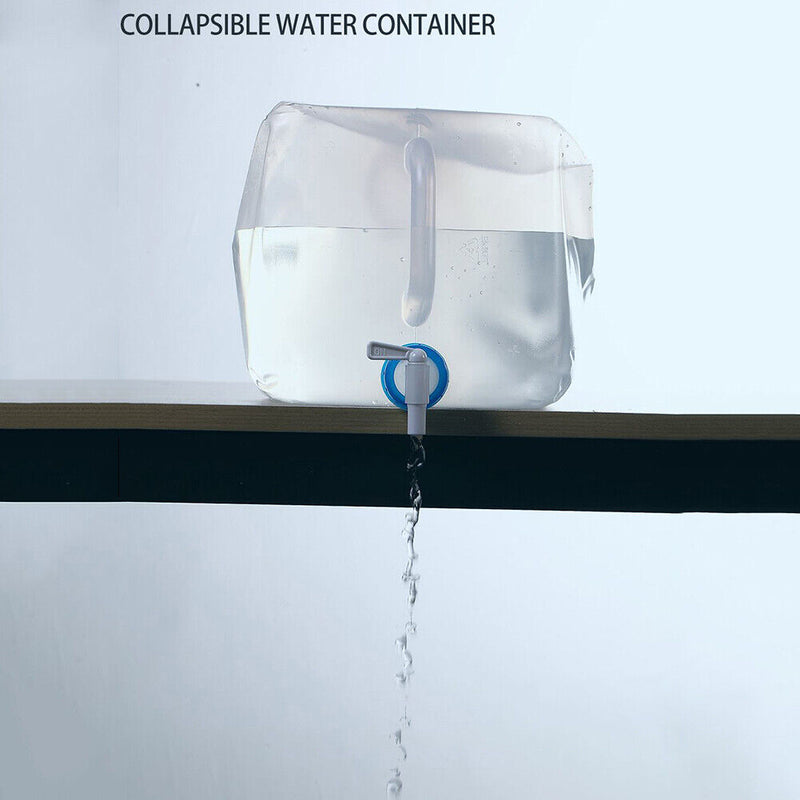 5/10/15/20L Collapsible Water Container Outdoor Hiking Fishing Drinking Bag Tank