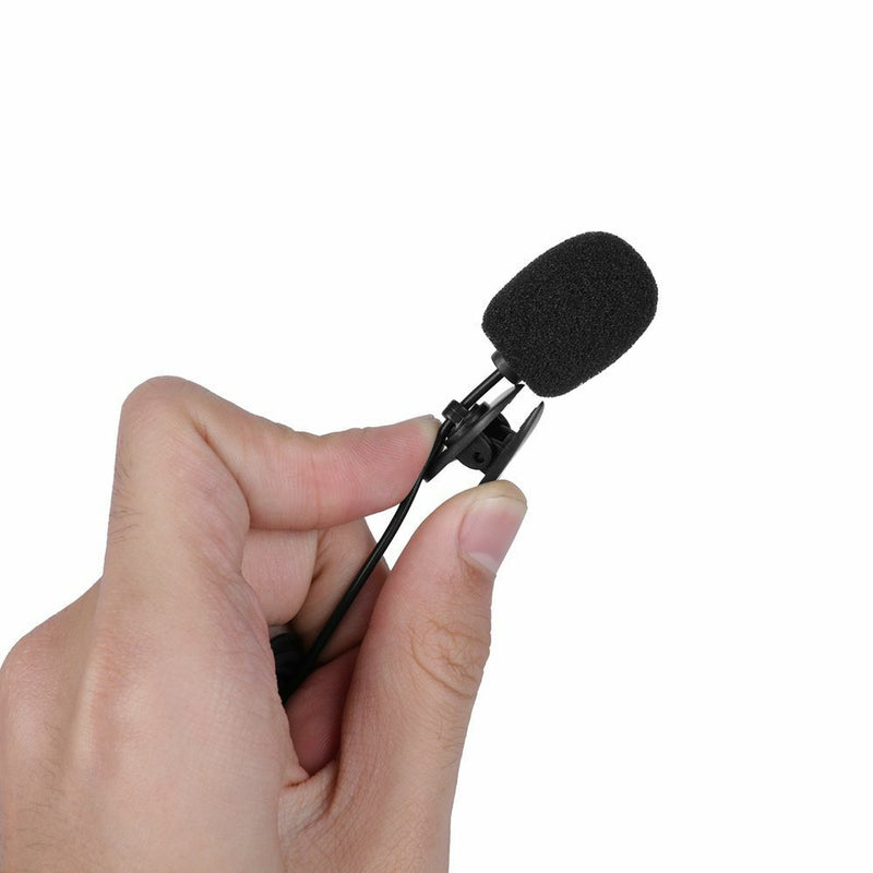 Wired Microphones Clip On Lapel Handsfree Lavalier Mic For Phone PC Recording