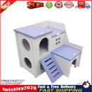 Hamster Nest Squirrel Cage Small Animal Sleeping Bed Play House (Purple) Newly