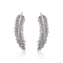 Charm Elegant Leaf Earrings Stud Earring Crystal Earrings Dangle Drop Earrings