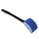 Plastic Long Handle Bathroom Toilet Scrub Lavatory Cleaning Brush(Black) Newly