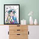 Handmade Geisha Woman 5D DIY Full Round Drill Drawing Kit Diamond Painting Cr