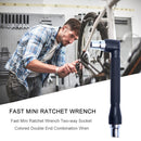 6.35mm L Shape Double-ended Magnetic Steel Socket Tube Wrench Rod Spanner Newly