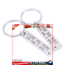 Couple Keychain I Love You More Most The End I Win Friendship Gift (2pcs) Newly