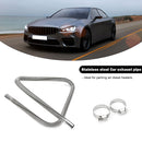Parking Air Heater Pipe 2.5cm Inner Stainless Steel Exhaust Pipe Car Tool