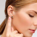 9 Pairs Women Studs Earrings Christmas Tree Santa Claus Snowflake Ear Drop Gift