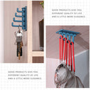 Strong Bearing Stick Hanger with Four Branch Kitchen Bedroom Clothes Organize