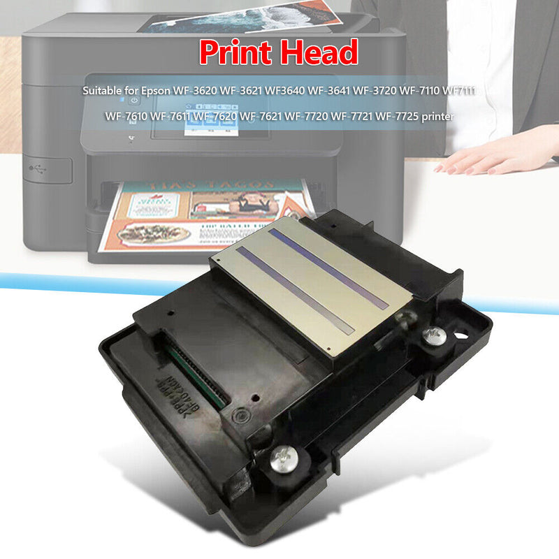 Printhead for Epson WF-3620 WF-3640 WF-3720 WF7111 WF7611 Full Color Replacement
