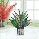 Artificial Agave Potted Plant Ornament Flowerpot Yard Art Garden Decor (1) Newly