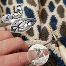 Fish Phoenix Knitting Loop Crochet Ring Ring Sewing Accessories Thimble Ring