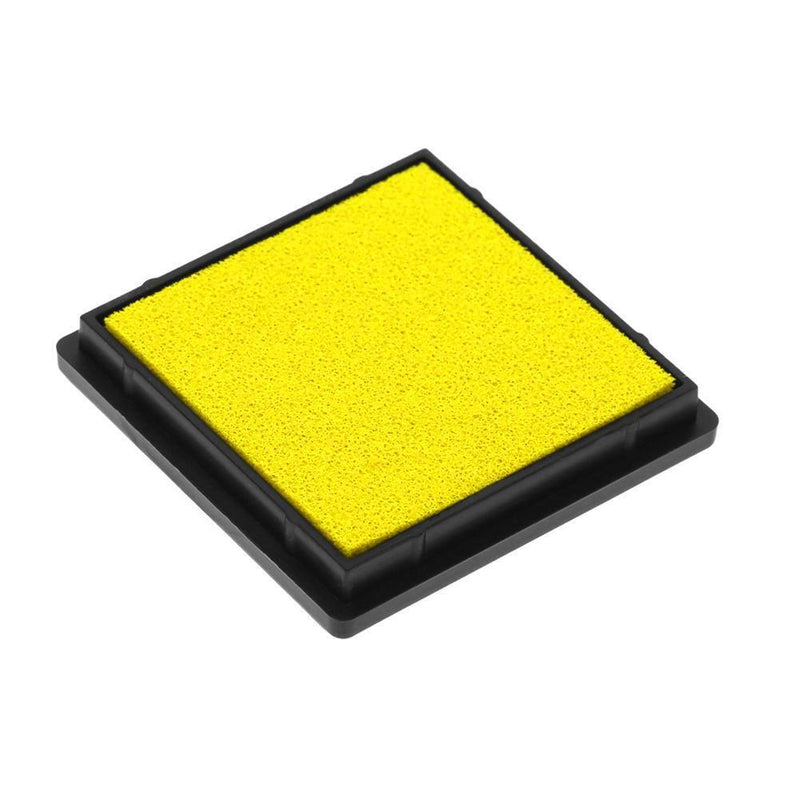 Fingerprint Square Stamp Inkpad for DIY Scrapbook Card Making Craft (Yellow