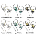 KZ-EDX Pro HIFI Bass Earphones Sport Monitor In Ear Headphone (Cyan w/Mic)