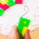 10pcs/set Automatic Easy Sewing Needle Device Threader Thread Guide Tools Newly