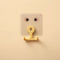 Cute Wall Hanging Double Hook Load-bearing 360 Rotary Free Punching Hanger Racks