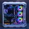 COOLMOON 12cm Quiet Cooling Fan PC Case Large 4 Pin LED Heatsink for Desktop