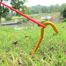 6pcs Tent Nails 18cm Aluminium Alloy Stake Pegs Outdoor Camp Fixing Ground Na