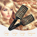 Women Hair Scalp Massage Comb Bristle Hairbrush Detangle Brushes (Black) Newly