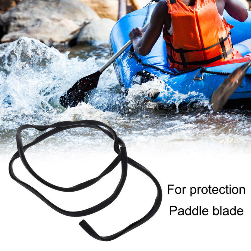 Surfing Board Paddle Blade Shield TPR Paddle Guard Tape Protector (2pcs)