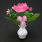 US Plug-in LED Night Lamp Flower Colorful Light Sensor Bedroom Home (LJ-3) Newly