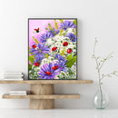 5D Diamond Painting Flower Full Round Rhinestone DIY Mosaic Picture Home Deco