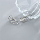 Zircon Sparkling Wedding Angel Wings Without Piercing Ear Cuff Ear Clip