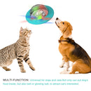 Dog Puzzle Food Dispener Multifunctional Flying Saucer Slow Feeder (Blue) Newly