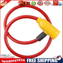 Metal Bicycle Lock Universal MTB Road Bike Anti Theft Security Lock (Red)