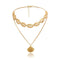 Women Cowry Seashell Pendant Multilayer Shell Necklace Beach Jewelry Bohemian