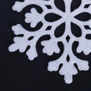 24pcs/Set 10cm Glitter Snowflakes Christmas Trees Decor Ornament(White)