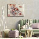 Painting By Numbers DIY Fish Leaf Canvas Oil Art Picture Home Wall Decor Kit