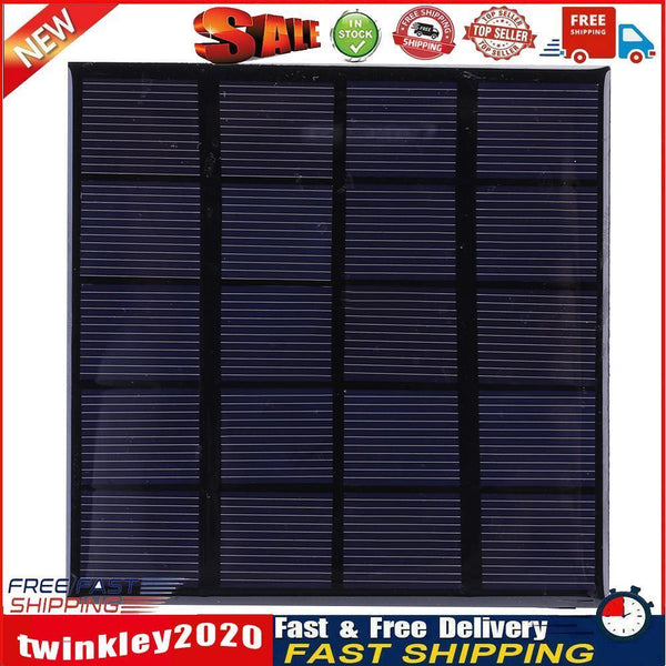 Solar Panel Outdoor 3W 5V DIY Solar Cells for Moblie Phone Battery Charger Newly