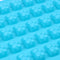 50 Cavity Gummy Bears Silicone Soap Ice Cube Tray Baking Mold (Blue)
